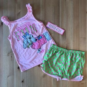 Komar Kids Girls’ Here Comes Fun Pajama Set